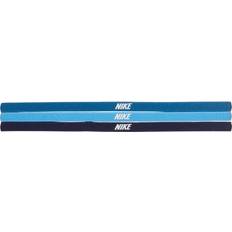 Fitness & Gymträning - Herr Pannband Nike Elastic Headbands 2.0 3-Pack ONESIZE - Industrial Blue/University Blue/Purple Ink