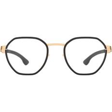 Rose Gold Glasses Ic Berlin 5112 Carbon Rose-Guld-Black Mænd Black Rose Gold 49mm