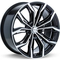 Car Rims RTX BLACK Widow Custom Wheel 16x7 40 Offset