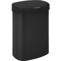 Black 13 gallon trash can FDW 13 Gallon Kitchen Trash Can 13gal