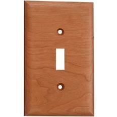 Electrical Accessories The Renovator's Supply, Switchplate Cherry Hardwood SIngle Toggle/Dimmer Renovator s Supply