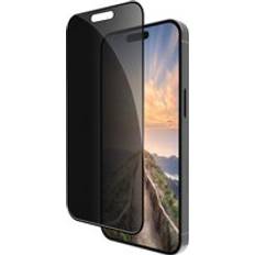 dbramante1928 iPhone 16 Eco-Shield Privacy Skærmbeskyttelse m. Installationsramme Sort Kant