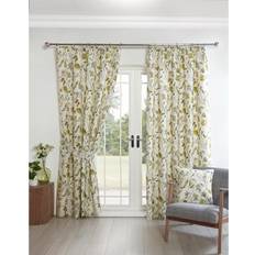 Curtains & Accessories Sundour Grove Floral Pencil 90 x 54 in - Green