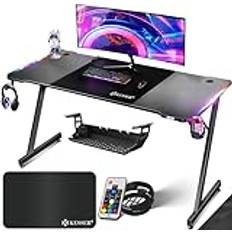 180x80 skrivbord Kesser Gaming Bord LED 180 cm x 80 cm