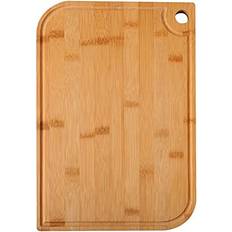 JJA Cheese Board, Wooden Cutting Boards Set, Serving Tray, Wood Deep Groove Juice Cutting Boards, Kitchen Accessories (L) Chopping Board