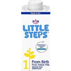 SMA LITTLE STEPS First Infant Baby Milk From Birth Ready to Drink 200ml Pack of 12
