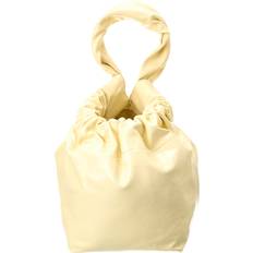 Yellow Bucket Bags Jil Sander Jil Sander Drawstring Leather Bucket Bag