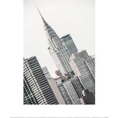 40.0 cm Posters Heather Johnston Chrysler Building New York 30 cm x 40 cm Poster 40x40cm