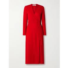 Abendkleider - Wolle Carolina Herrera Custom Monogram Terry Robe - Red