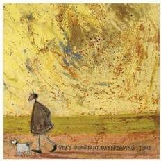 Paper Framed Art Sam Toft Very Important Daydreaming Time Print 30 cm x 30 cm Framed Art 30x40cm