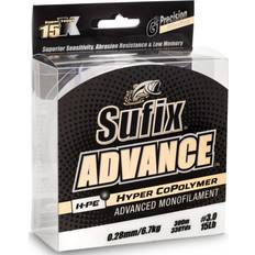 Sufix Fiskesnører Sufix Advance Clear 300m 0,18 mm Beste nye monosene EFFTEX 2017 Monofilament