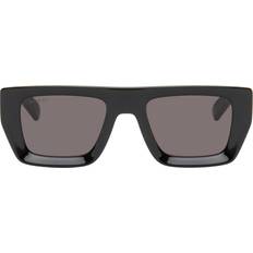 Gucci Rectangles - Unisex Sunglasses Gucci Black Sunset Boulevard Sunglasses - Black/Black-Grey