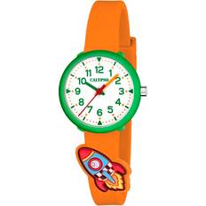 Boys Green Orange Rocket Watch K5845 3