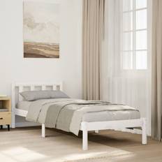 Senge & Madrasser vidaXL Ekstra Lang 100 x 210 cm - Massivt Fyrretræ Sengeramme