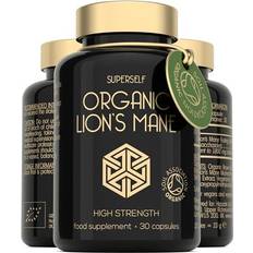 Organic Lions Mane Supplement 1800mg 30 Capsules