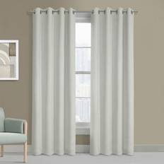 Thermaplus Navar Blackout Curtain Panel 54" x 63" - White