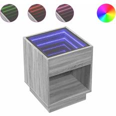 vidaXL with Infinity LED 40 x 40 x 50 cm Coffee Table