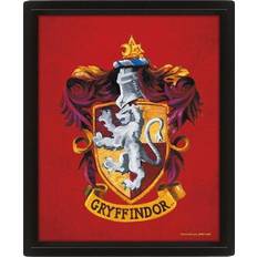Gold Posters Harry Potter Colourful Crest Gryffindor 10 in x 8 in Poster