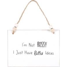 MDF Interior Details Something Different I'm Not Bossy Hanging Sign Wall Decor