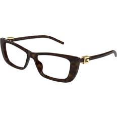 Gucci Glasses Gucci GG1682O 003 Vista Frames Injected Havana Transparent