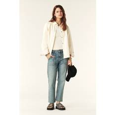 Beige - Unisex Jackets Derek Lam 10 Crosby Prewett Zip Front Jacket - Blanc De Blanc