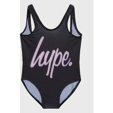 Nero Costumi da bagno Hype Girls Leopard Print One Piece Swimsuit