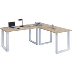 VCM Hjørneskrivebord 190 x 160 x 80 U-Base Skrivebord 80x80cm