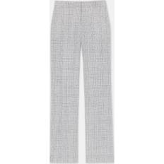 Girls - Green Nightwear Self-Portrait Icon Trousers With Pleats In A Prince Of Wales - Blue