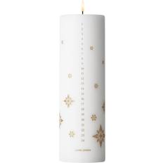 Blanco Velas de Adviento Georg Jensen 2024 de 25 cm Oro Vela de Adviento