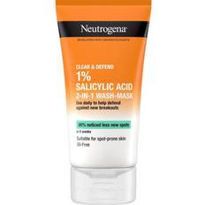 Salicylic Acid Facial Masks Neutrogena Clear & Defend Wash-Mask 150ml