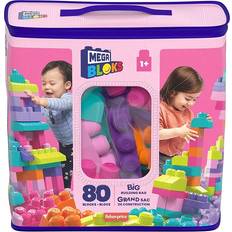 Mega Bloks Klossar Mega Bloks First Builders Big Building Bag 80 Pcs