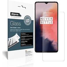 Screen Protectors Dipos Displayschutz Anti-Shock (2 Stück, OnePlus 7T) Smartphone Schutzfolie