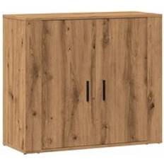 vidaXL Skänk Ek 80 x 33 x 70 cm Konstruerat Trä Sideboard