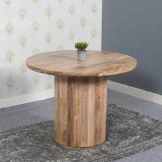 B&Q Dining Tables B&Q Royal Natural Solid Wood Round Dining Table