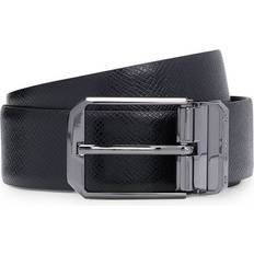 Cuir - Homme Accessoires BOSS Giuli Wendegürtel Leder - Black