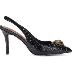 Multicolore Escarpins et Talons Slingback Pumps 105mm - Damen - Schwarz