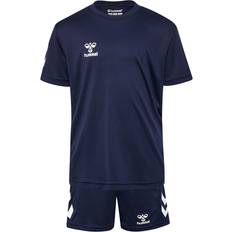 Hummel Azul Chándales Hummel Children's Jersey and Shorts Set - Logo