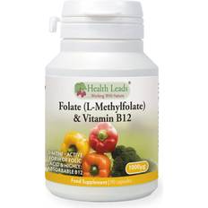 Folate 500mcg & Vitamin B12 500mcg x 90 Caps