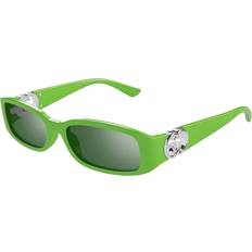 Gucci Occhiali da sole saldi Gucci GG1661S 005 Solbriller Kvinder - Grøn/Green