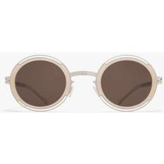 Mykita Pearl Sunglasses - Shiny Silver/Blonde