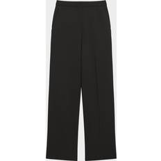 Femme - Laine Pantalons Chloe Eng anliegende Hose - Asymmetrischen Beinabschlüssen