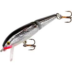 Rebel RJ10-01 Jointed Minnow, 3.5 Silver-Black