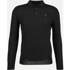 Ralph Lauren Tops Ralph Lauren Knitted Polo Shirt - Black