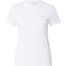 Donna - Oro Magliette & Canotte Calvin Klein T-Shirt Emb Graphic K20K208061 - Weiß