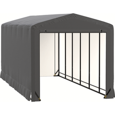 Garage ShelterLogic ShelterTube 10x27x10 Gray Length 27 ft x 10 ft (Building Area )