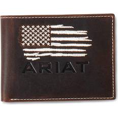 Ariat Bifold American Flag Wallet - Brown