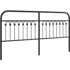 Sengegavle på tilbud vidaXL 180 cm Metal Sort Sengegavl