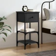 Berkfield Home Cabinet Black 34 x 36 x 70 cm Bedside Table