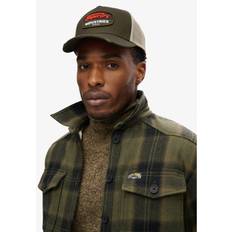 Verde Pantaloni Superdry Dirt Road Trucker Cap - Khaki/Dark Khaki