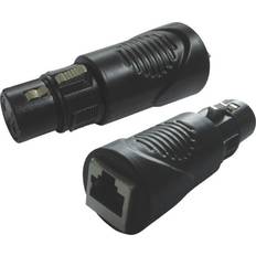 ProX XC-RJ45XF3 Cat 5/6 RJ45 to 3-Pin Female DMX Connector Adapter